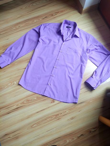 Pánska fialová košeľa zn michael, l