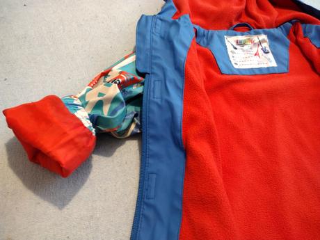 Nepremokavá, zateplená bunda, č. 98/104, lupilu,104