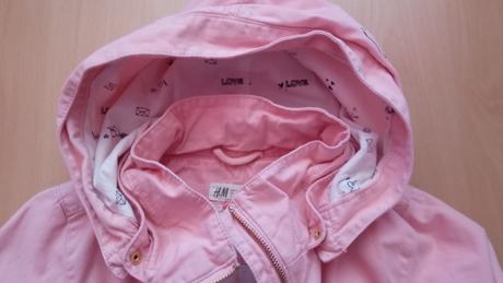 Štýlová kabátiková bundička, h&m,140