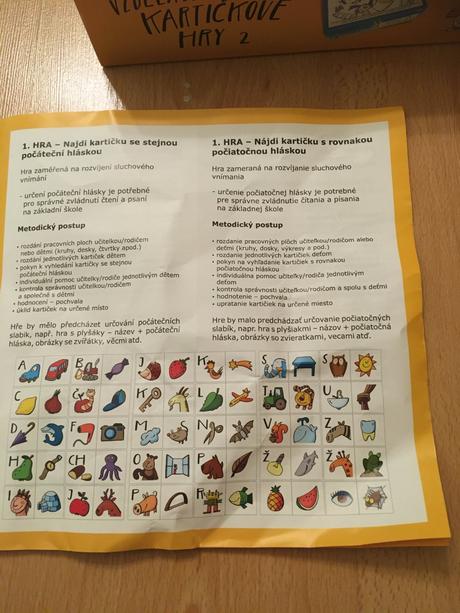 Vzdelávacie kartičkové hry, 