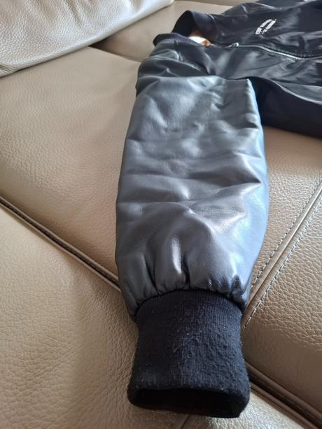 Polokožená bunda, zara,152