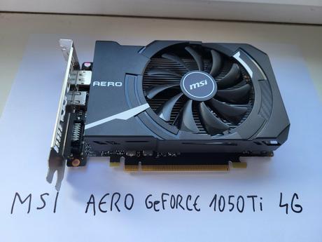 Grafická karta msi geforce gtx 1050 ti 4gb, 