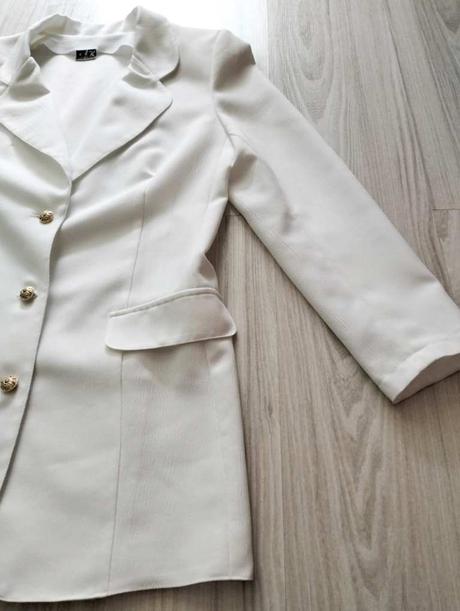 Biele spoločenské sako, v. l/xl, xl