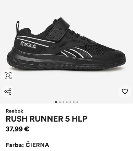 Nové tenisky reebok veľ. 34, reebok,34