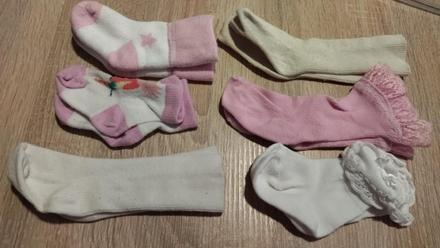 6x ponozky 18-19cca, 18