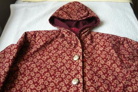 Dámsky kabát s kapucou, xxl