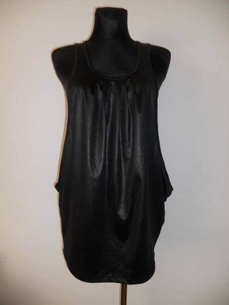 Extravagantný top/ minišaty, l