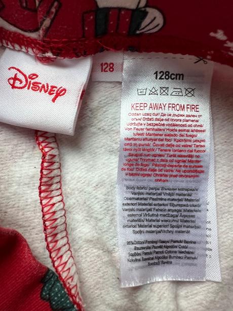 Vianočné leginy disney mierne zateplené, 128
