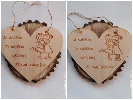 Darček pre sestru alebo kamošku, 