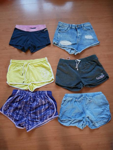 Balík kraťasov športových a  bavlnených, 158–170