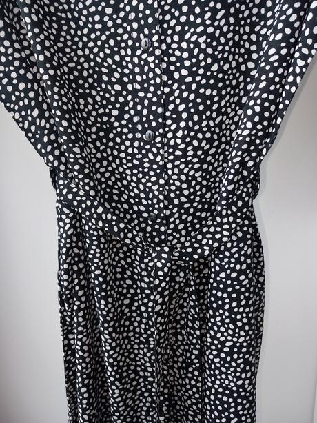 Midi košeľové šaty s opaskom 38/m, vero moda,m