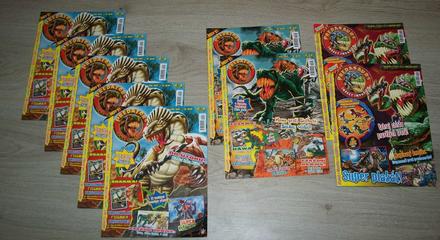 Časopisy o dinosauroch, komix predators,