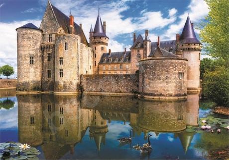 Trefl puzzle santorini, benátky, zámok sully-sur-l, 