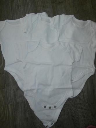 Balík 4ks body s krátkym rukávom, 50–62