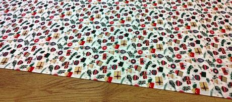 Bavlnená látka - vianočný mix - cena za 10 cm,