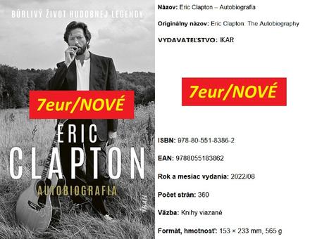 Kniha eric clapton (autobiografia), 