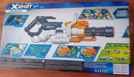 Samopal, veľká zbraň x shot,