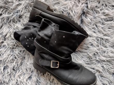 Čižmičky čierne, pepperts,37