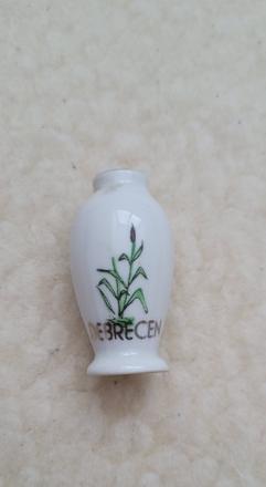 Miniatúrna porcelánová vázička, 