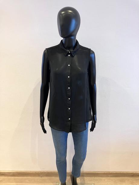 Dámska čierna letná blúzka h&m (m), h&m,m