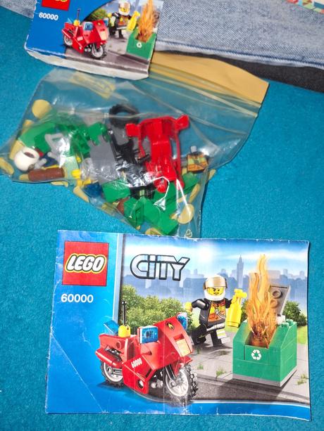 Lego hasičská  motorka, 