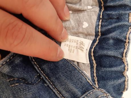 Zateplené rifle, h&m,86