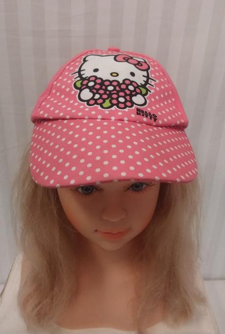 Ružová šiltovka č. 629, hello kitty, sanrio, 54 cm, sanrio,54