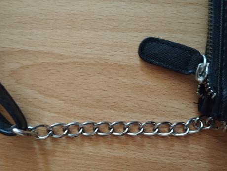 Béžovočierna crossbody kableka, f&f