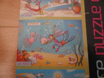 Puzzle s dovolenkovou tematikou (grécko) 60ks, 