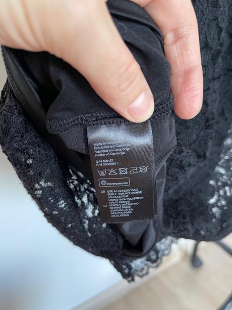 Krátke čipkované šaty h&m, h&m,xs