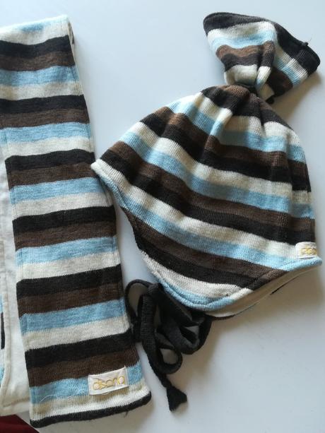 Merino súprava čiapka a šál, disana,86