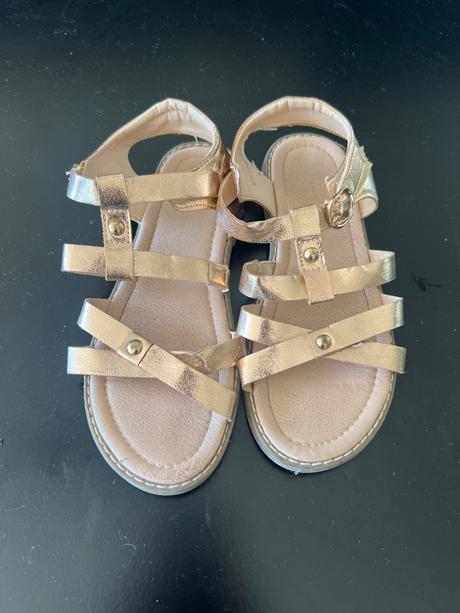 Zlaté sandalky, nelli blu,34