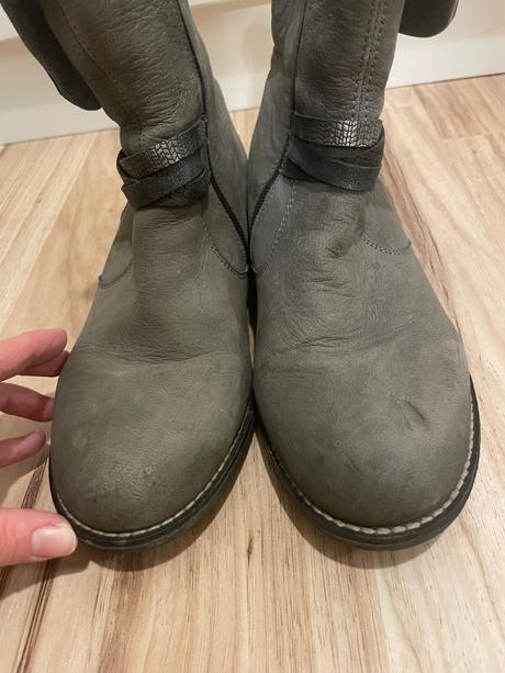 Prechodné jemne zateplene čižmy-remonte, 37