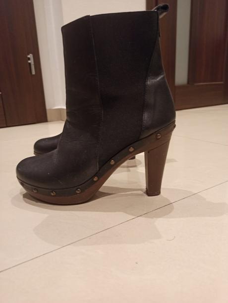 Členkové kožené čižmičky, 39