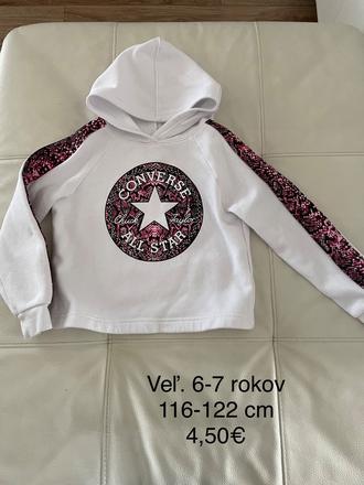 Detská mikina, converse,116