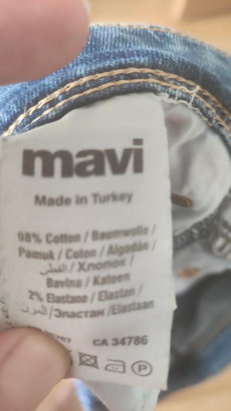 Dámske rifle mavi, m