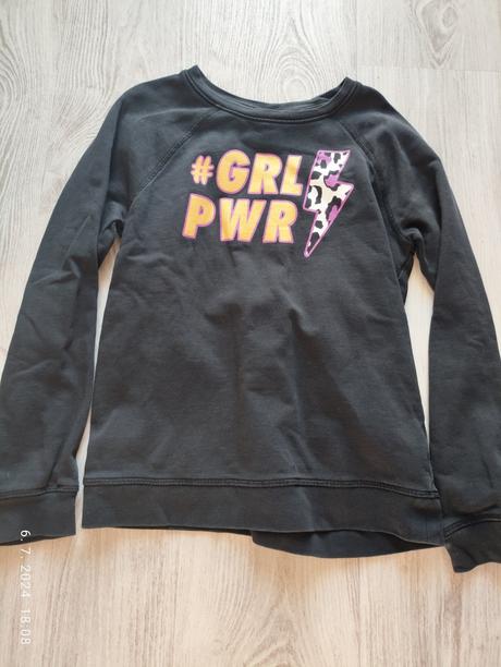 Mikina girl power, bonprix,152