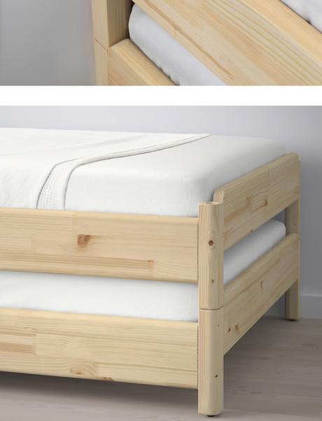 Stohovateľná rozkladacia posteľ, šírka (cm): 80,dĺžka (cm): 200