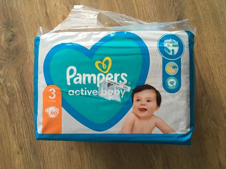 Pampers active baby 3, 90 ks, pampers,4 kg - 9 kg