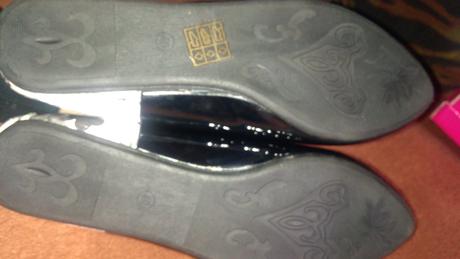 Nenosené lakované balerínky, 39