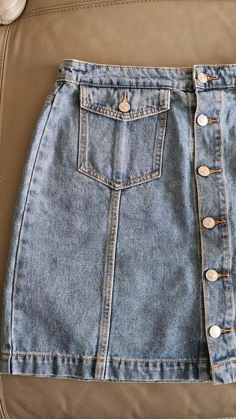 Riflová sukňa, f&f,xl