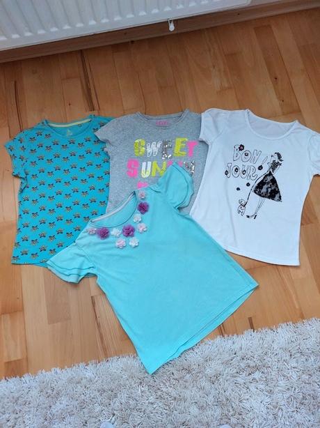 Tricka 140/146 - cena spolu, h&m,140