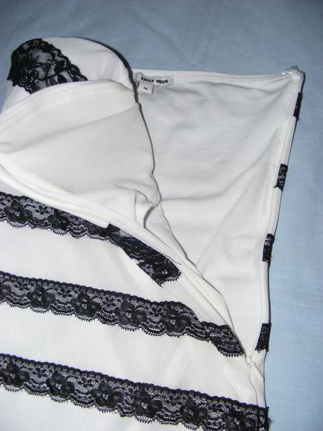 Bielo-čierne púzdrové šaty zn. tally weijl, tally weijl,xs