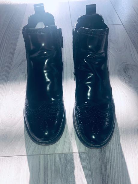 Cierne kotnikove čižmy, 39