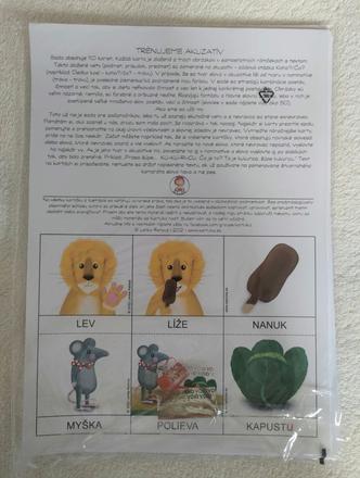 Logopedické kartičky - trénujeme akuzatív, 
