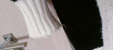 Dámsky čierno biely kardigán,