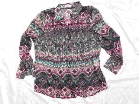 Kvalitna pekna košelova bluzka, 48