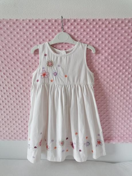 Šaty s kvetmi, h&m,104