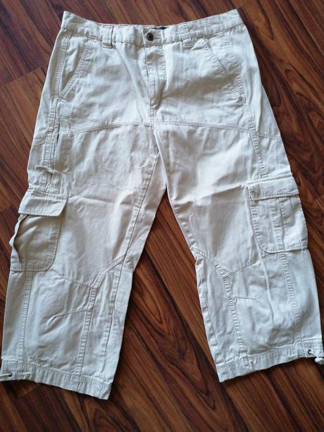 Pánske 3/4 bavlnené nohavice 48, xl