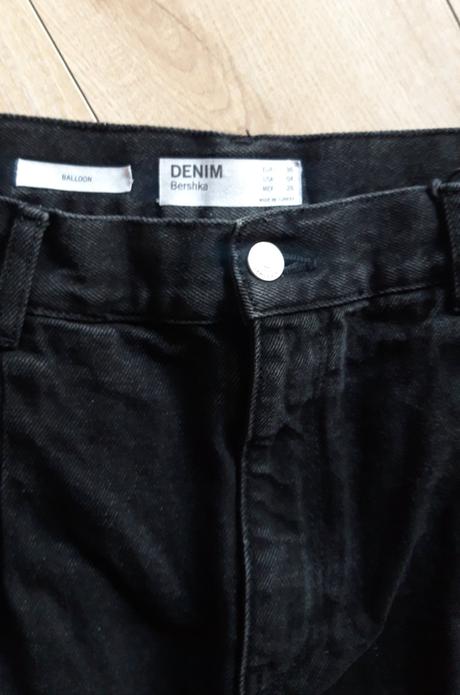 Rifle vysoký pás, bershka,36